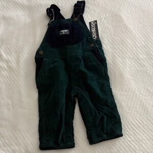 OshKosh B'gosh Dark Green Corduroy Overalls